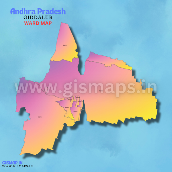 GIDDALUR (Andhra Pradesh) Ward map