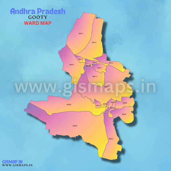 GOOTY (Andhra Pradesh) Ward map