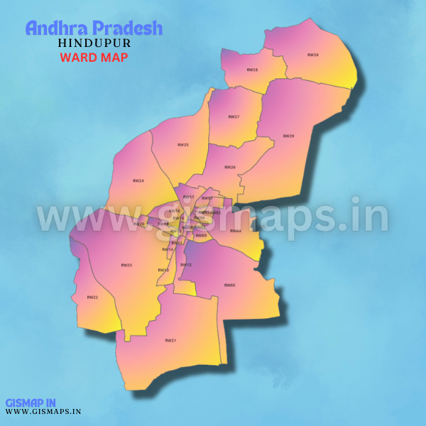 HINDUPUR (Andhra Pradesh) Ward map