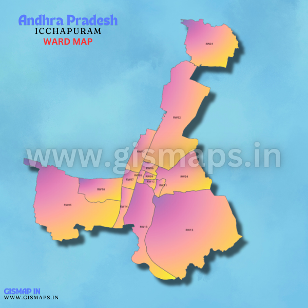 ICCHAPURAM (Andhra Pradesh) Ward map