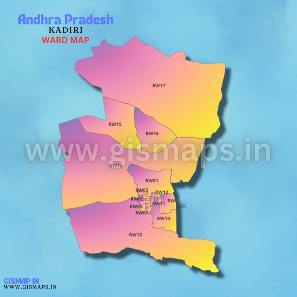 KADIRI(Andhra Pradesh) Ward map