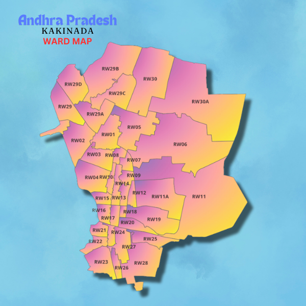 KAKINADA (Andhra Pradesh) Ward map