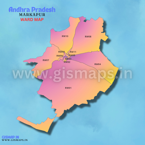 MARKAPUR (Andhra Pradesh) Ward map