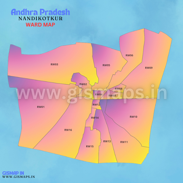 NANDIKOTKUR (Andhra Pradesh) Ward map