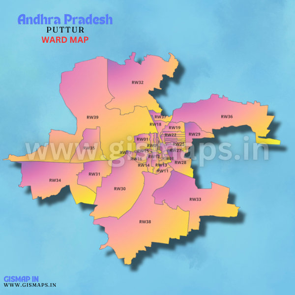 PUTTUR (Andhra Pradesh) Ward map