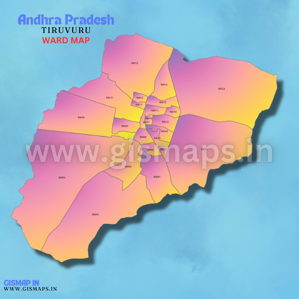 TIRUVURU (Andhra Pradesh) Ward map