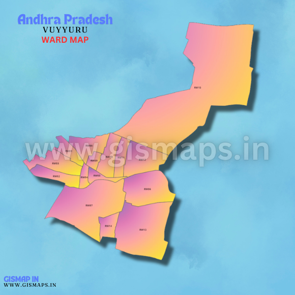 VUYYURU (Andhra Pradesh) Ward map