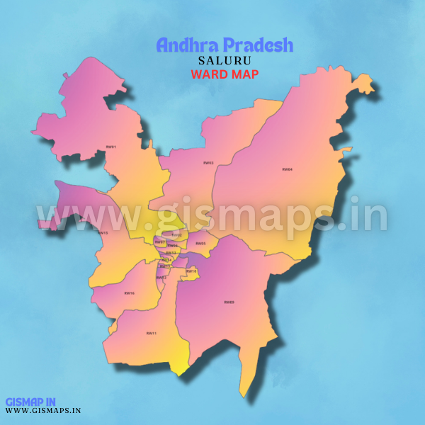 SALURU (Andhra Pradesh) Ward map