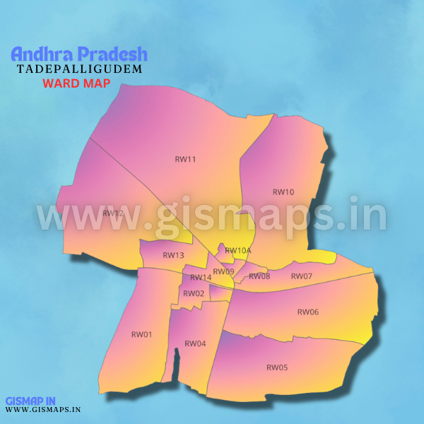 TADEPALLIGUDEM (Andhra Pradesh) Ward map