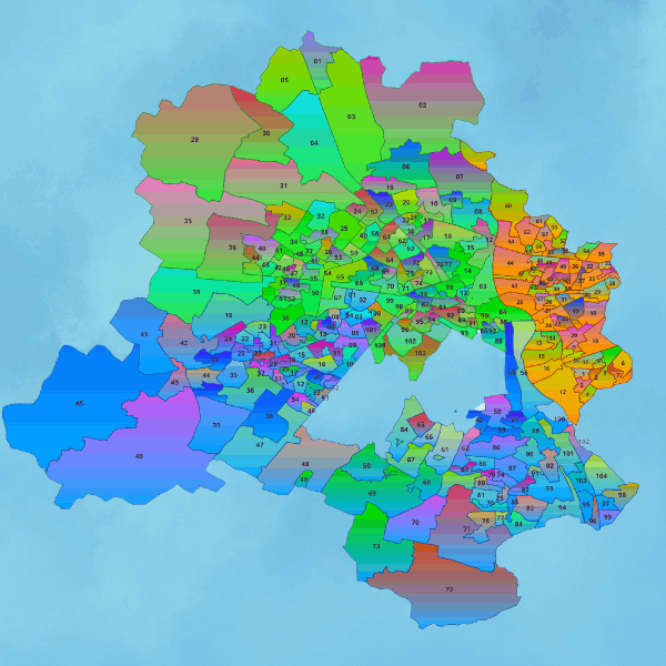 Ward Service Map Ward Maps Data (India State/Ut's)