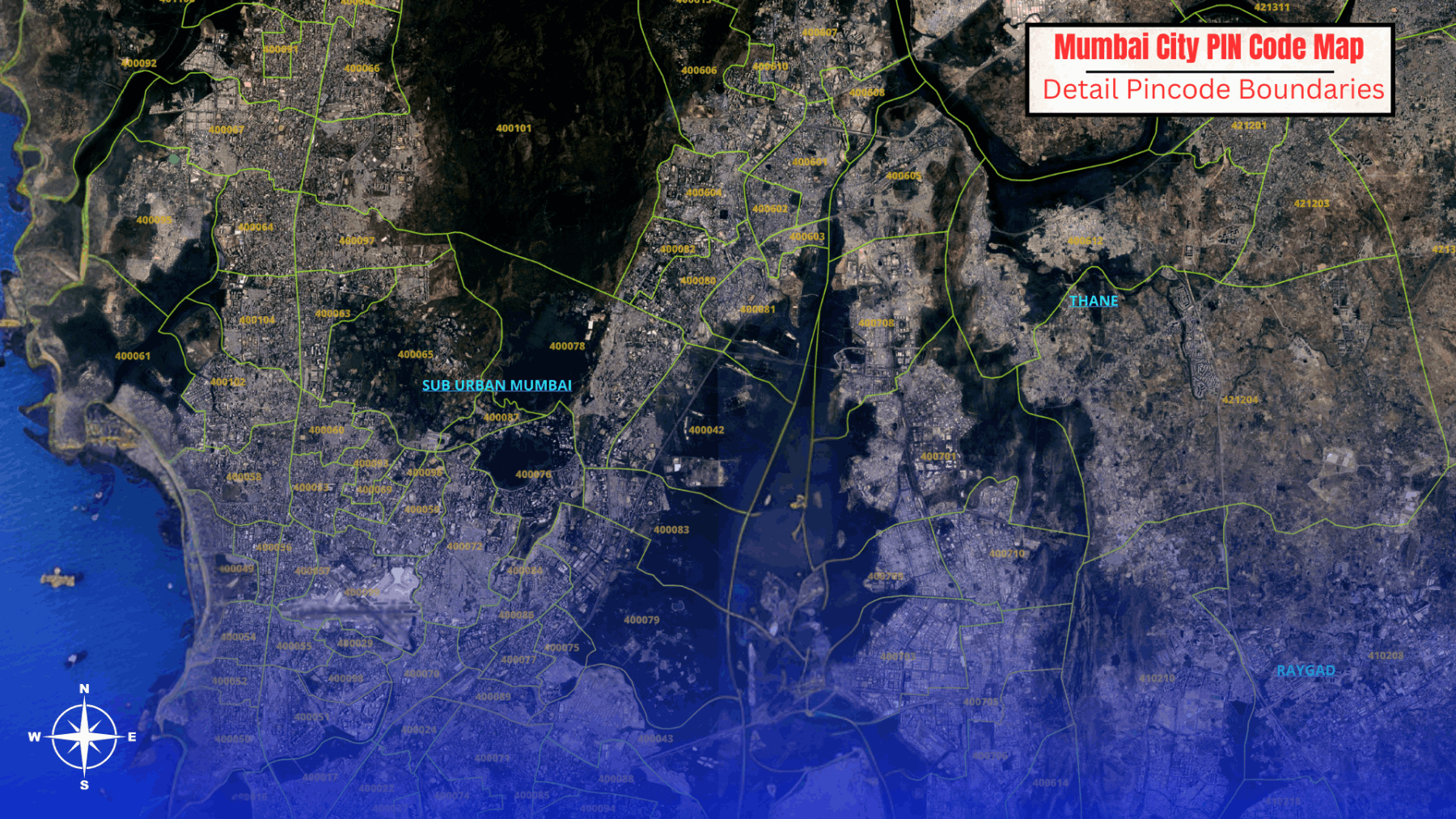 India 6 Digit PIN Code GIS MAP Data GISMAP IN