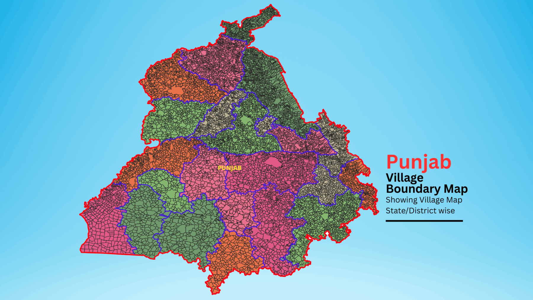 India Village Boundaries Map GISMAP IN