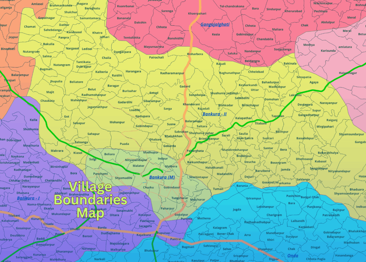 Village Boundaries Map